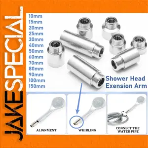 Stainless Steel Shower Extension Arms Set