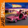 Pink DeLorean DMC-12 1:24 Scale Diecast Model