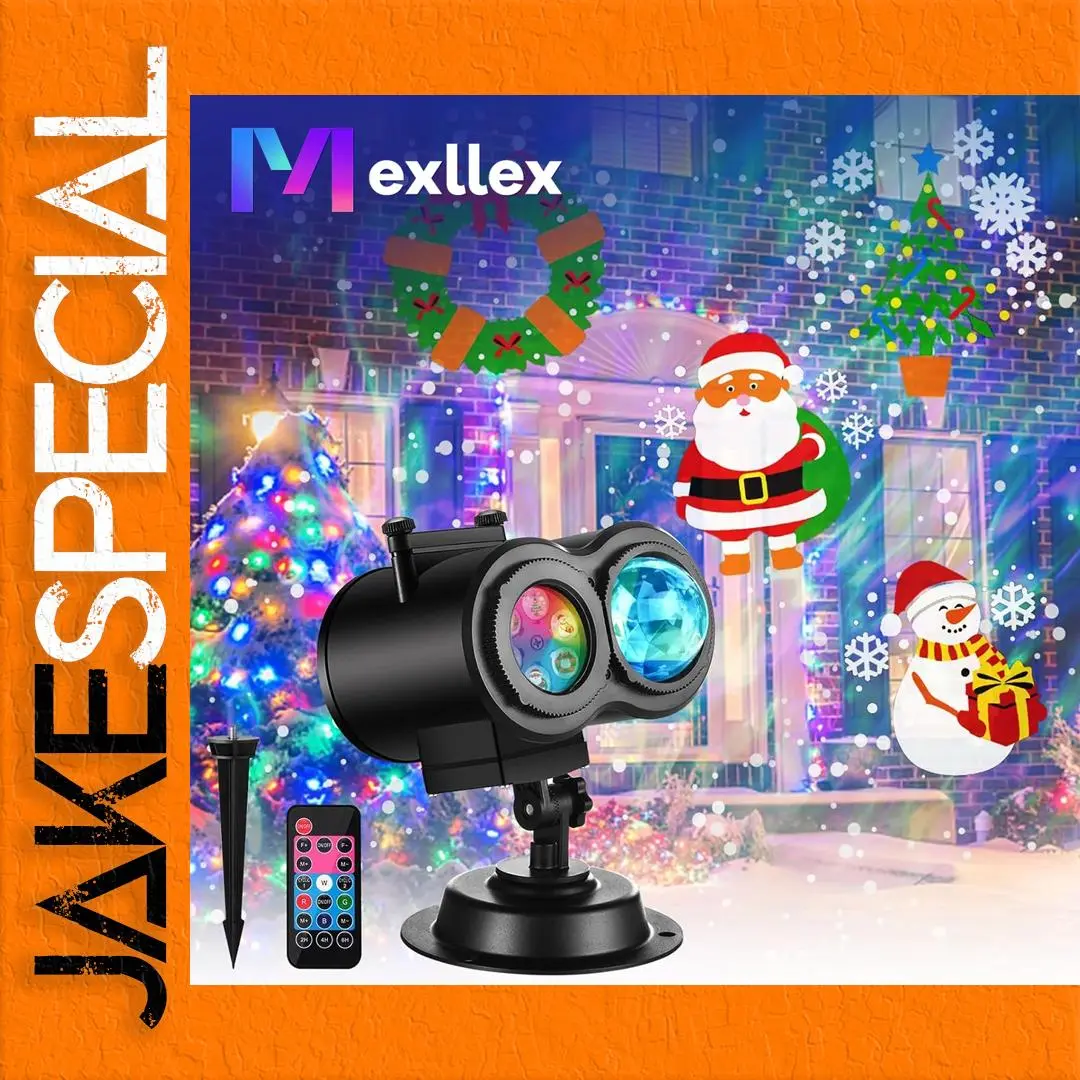 Outdoor Holiday Projector with RGBW Ocean Waves 1 Outdoor Holiday Projector with RGBW Ocean Waves