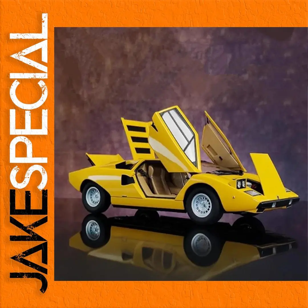 Vibrant Yellow Lamborghini Countach LP5000s 1:32 Model 1 Vibrant Yellow Lamborghini Countach LP5000s 1:32 Model