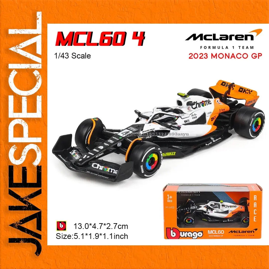 McLaren F1 MCL60 1:43 Die-Cast Model Replica 1 McLaren F1 MCL60 1:43 Die-Cast Model Replica