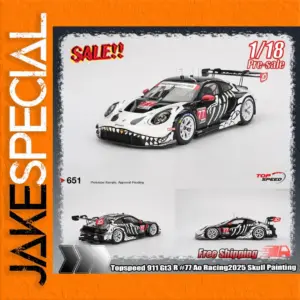 Skull-Themed Porsche 911 GT3 R 1:18 Die-Cast
