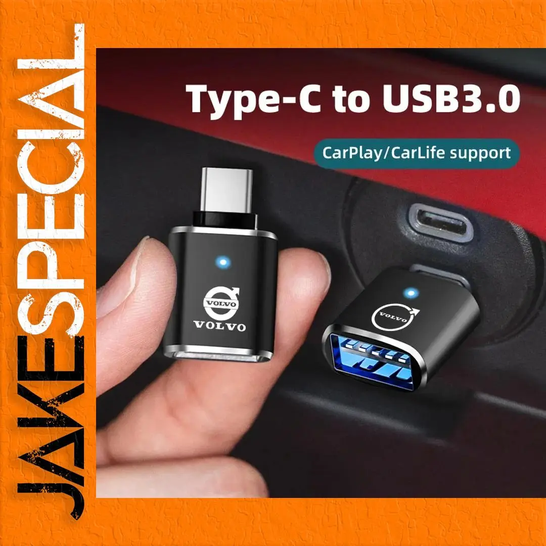 Vehicle USB-C to USB 3.0 Adapter for Cars 1 Vehicle USB-C to USB 3.0 Adapter for Cars