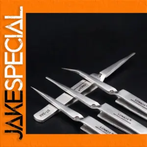 Stainless Steel Precision Tweezers Set