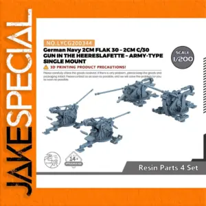 German Navy 2CM FLAK 30 Model Upgrade Parts
