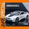 BMW I8 Diecast Model 1:22 Scale White Black