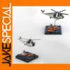 Detailed Miniature Rescue Helicopter Building Set