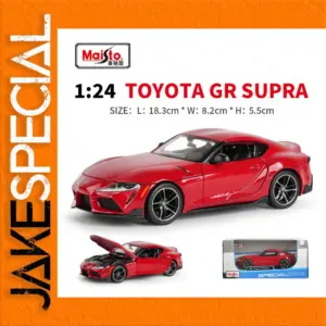 Red 1:24 Toyota GR Supra Die-Cast Model