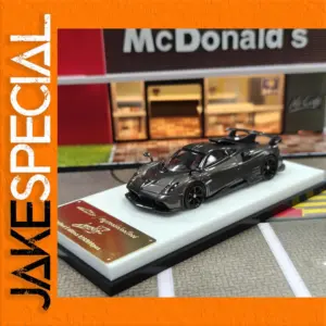 1:64 Imola Grey Carbon Fiber Racing Car Model