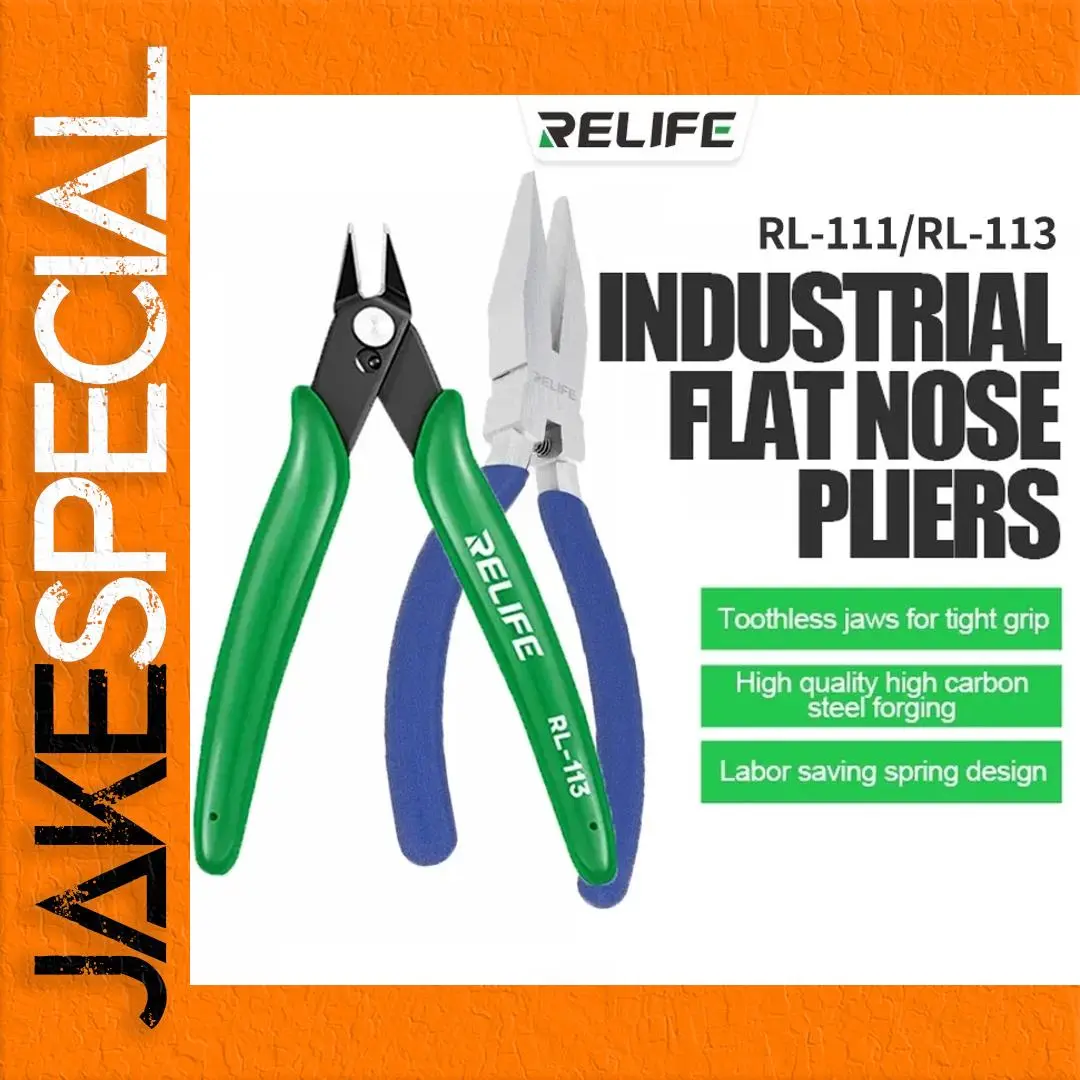 RELIFE RL-111 RL-113 Precision Diagonal Pliers 1 RELIFE RL-111 RL-113 Precision Diagonal Pliers