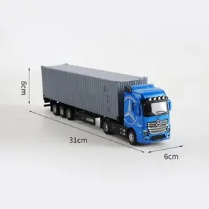 1:50 Scale Diecast Metal Container Truck Model 28 f99010965f9f42e39bb406ad upscaled
