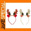Festive Glitter Deer Antler Headband in 3 Colors