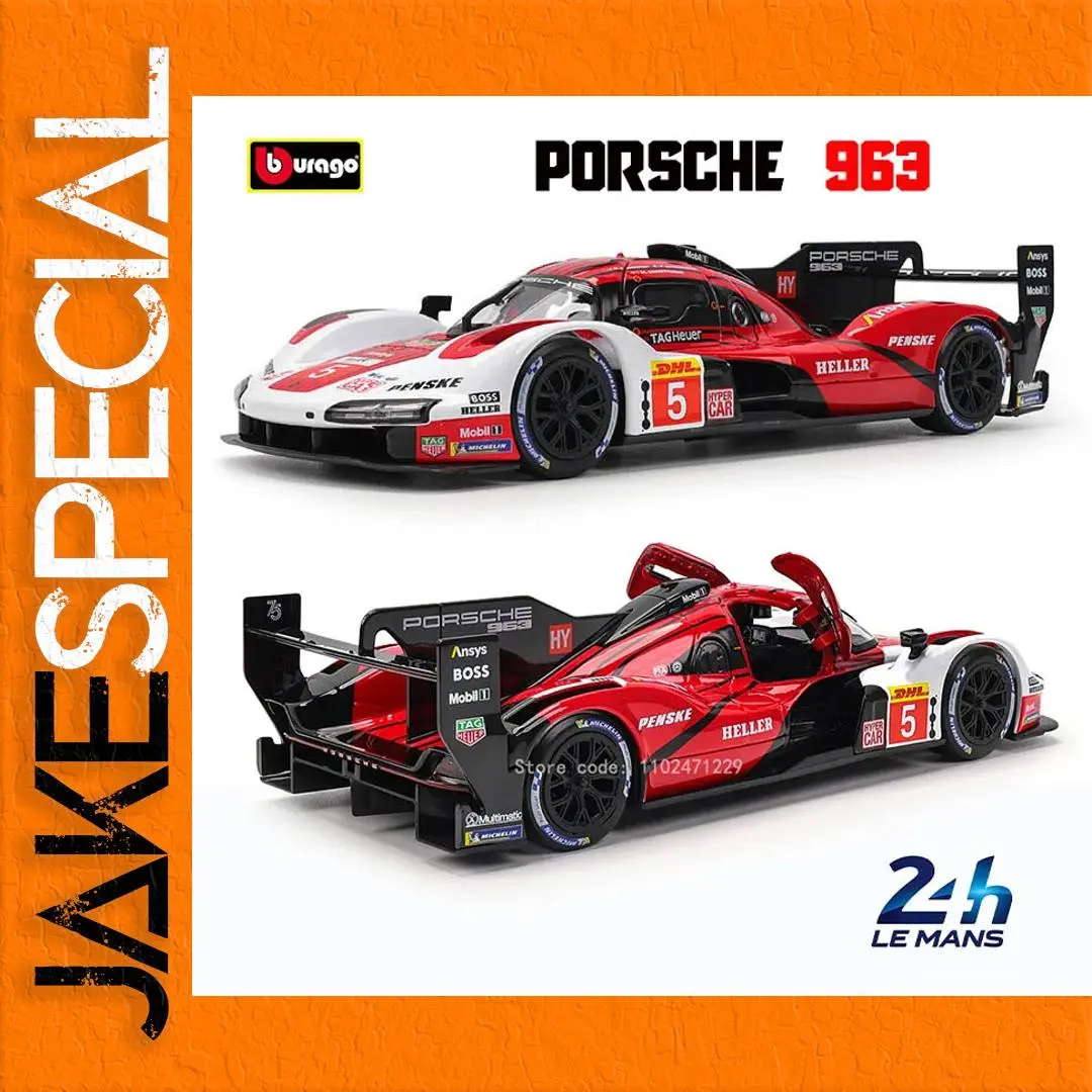 2024 Porsche 963 Die-Cast Model in Scale 1:24 1 2024 Porsche 963 Die-Cast Model in Scale 1:24