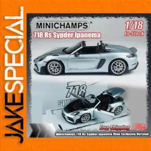 Minichamps Porsche 718 Rs Spyder 1:18 Blue