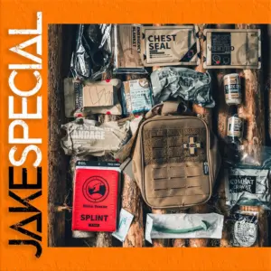 Trauma First Aid Kit in Tactical Tan Pouch