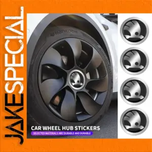 Skoda 56mm Weatherproof Wheel Emblems Set