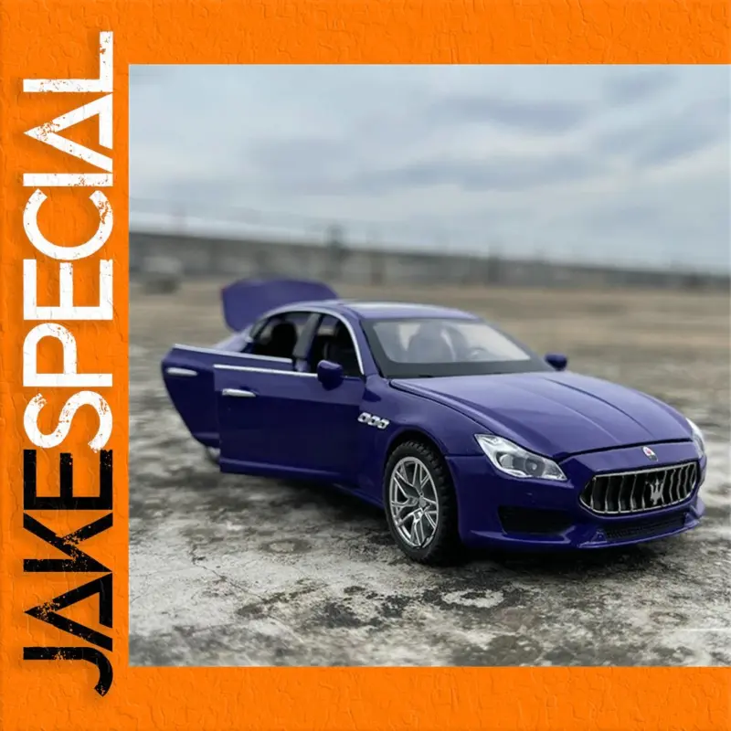 Experience Luxury and Precision with the the 1:32 Blue Maserati Quattroporte Diecast Model 1 fe95d74ad93647bb9ce2cc66 product image