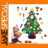 Vibrant 1.2m Felt Christmas Tree Wall Hanging