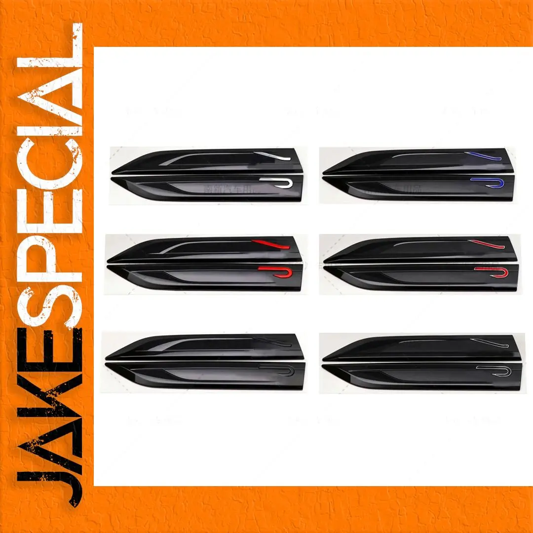 VW Golf 8 Fender Badges Chrome Set 2019-2023 1 VW Golf 8 Fender Badges Chrome Set 2019-2023
