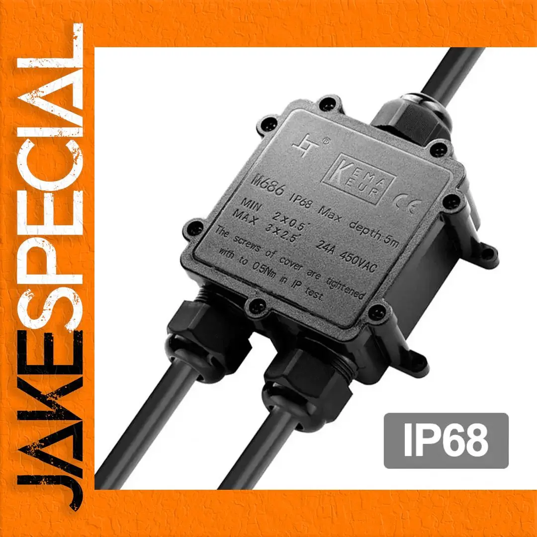 Waterproof Outdoor Junction Box 126×93×35mm 1 Waterproof Outdoor Junction Box 126×93×35mm