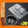 Transparent Vehicle Interior Fastener Clips (Set of 1-30)