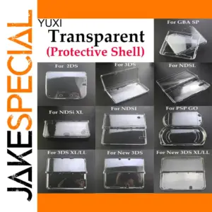 Clear Protective Shell for Handheld Gaming Devices