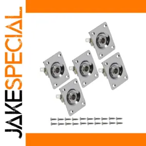 Premium 1/4" Mono Guitar Jack Sockets (Set of 5)