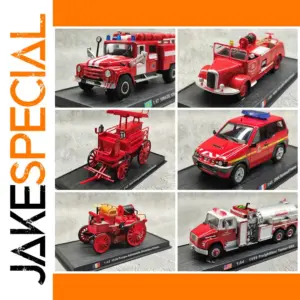 Vintage Fire Truck Diecast Model Collection