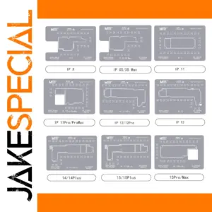 iPhone BGA Reballing Stencil for Models X to 15 Pro Max