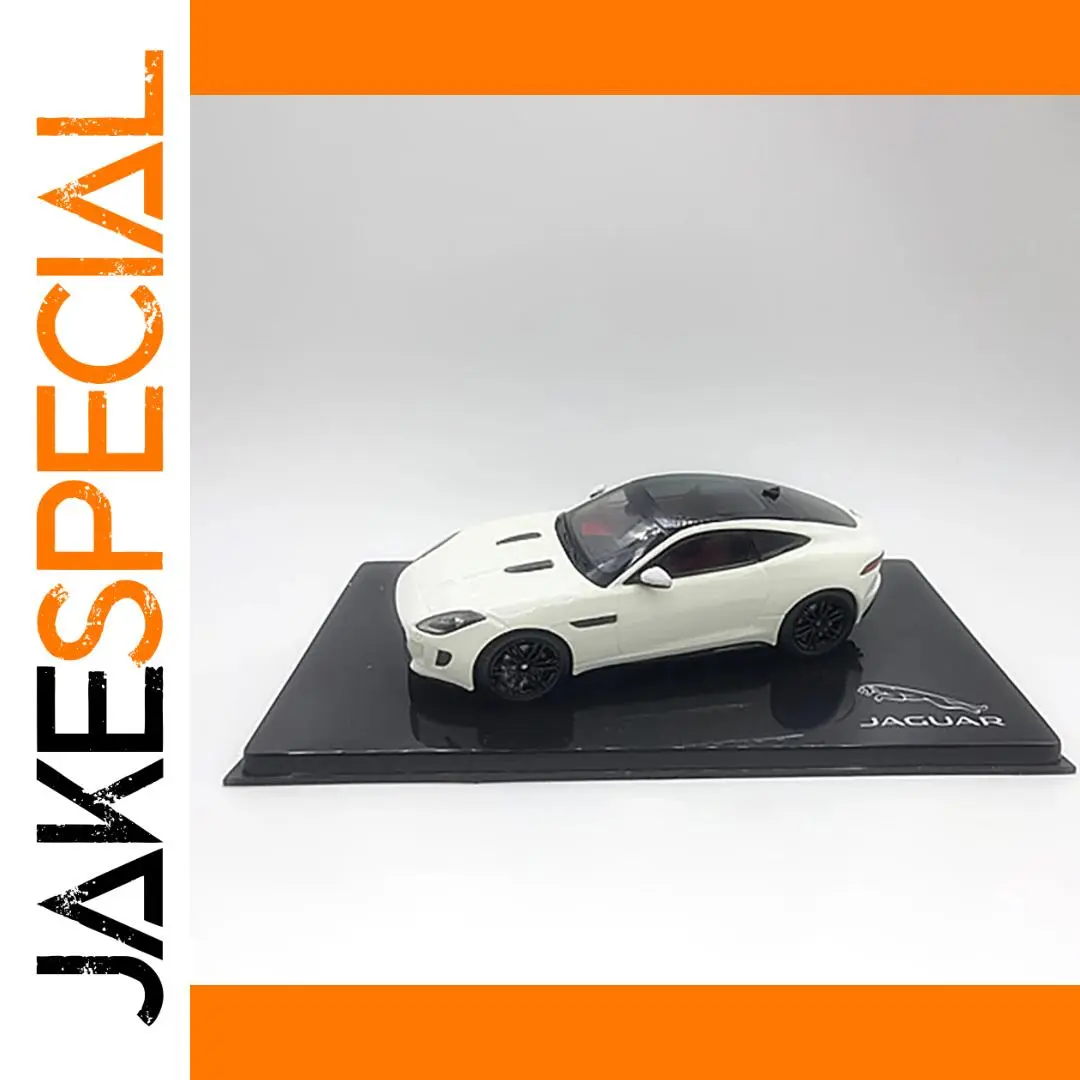 White Jaguar F-Type R 1:43 Scale Diecast Model 1 White Jaguar F-Type R 1:43 Scale Diecast Model