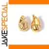 Gold-Tone Rhinestone Drop Earrings for Women