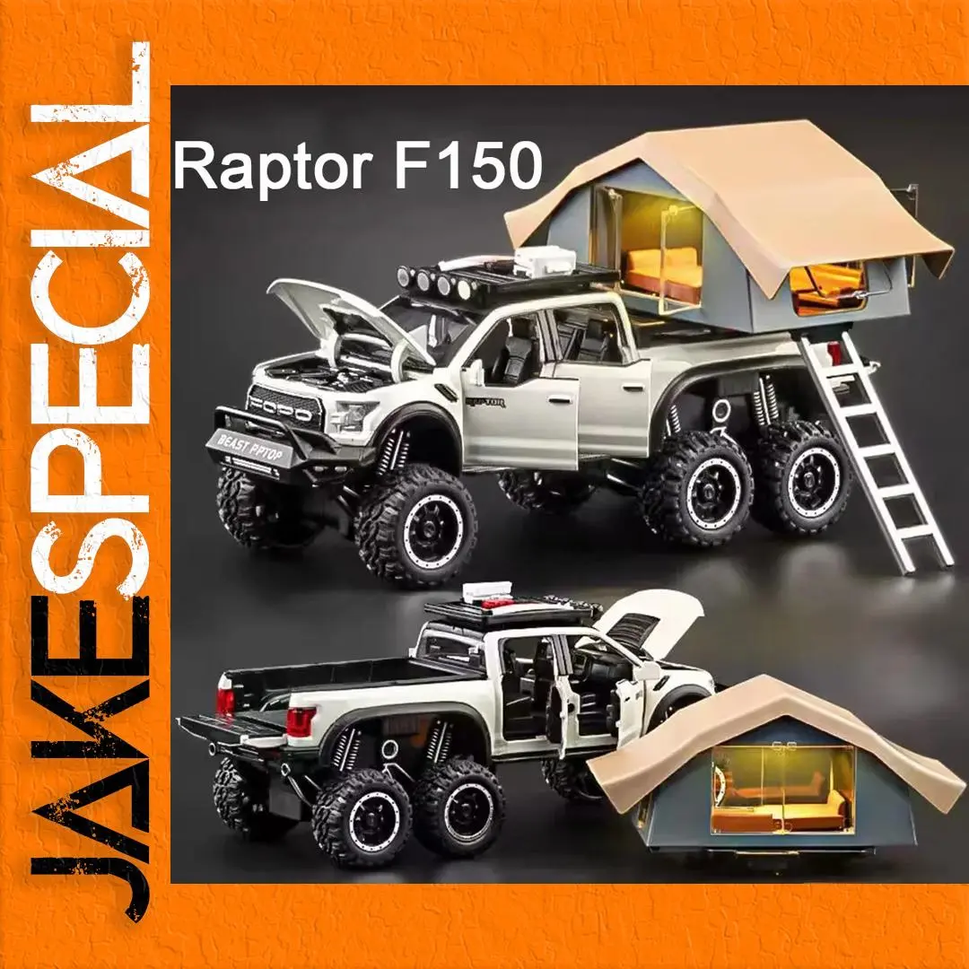 Raptor F150 Camping RV Model 1/24 Scale 1 Raptor F150 Camping RV Model 1/24 Scale