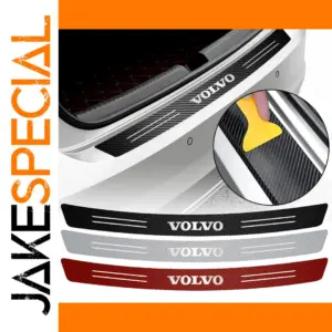 Rear Bumper Carbon Fiber Decal Set for Cars