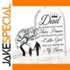 Heart-Shaped Acrylic Plaque for Fathers