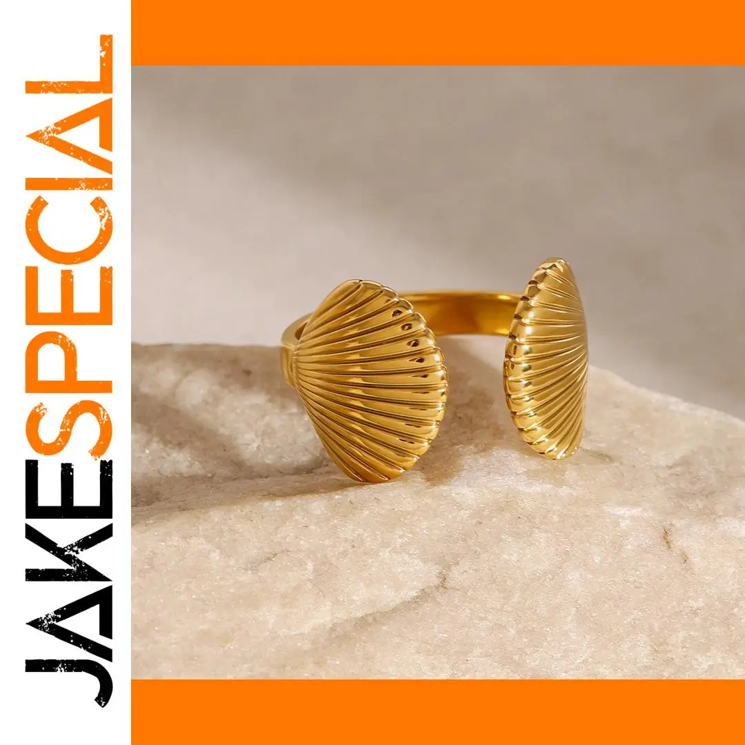 Gold Stainless Steel Open Ring Model JDRW2406012 1 Gold Stainless Steel Open Ring Model JDRW2406012