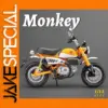 Vibrant Yellow Honda Monkey JH-70 Diecast Model