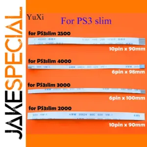 PS3 Slim Power Switch Ribbon Cable 6/10-Pin