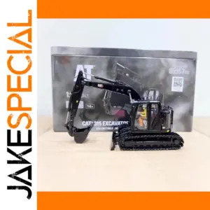 Black CAT 315 Excavator Model 1/50 Scale