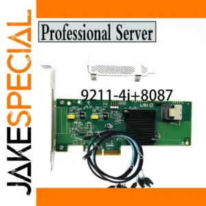 LSI 9211-4i PCIe SAS/SATA Controller Card