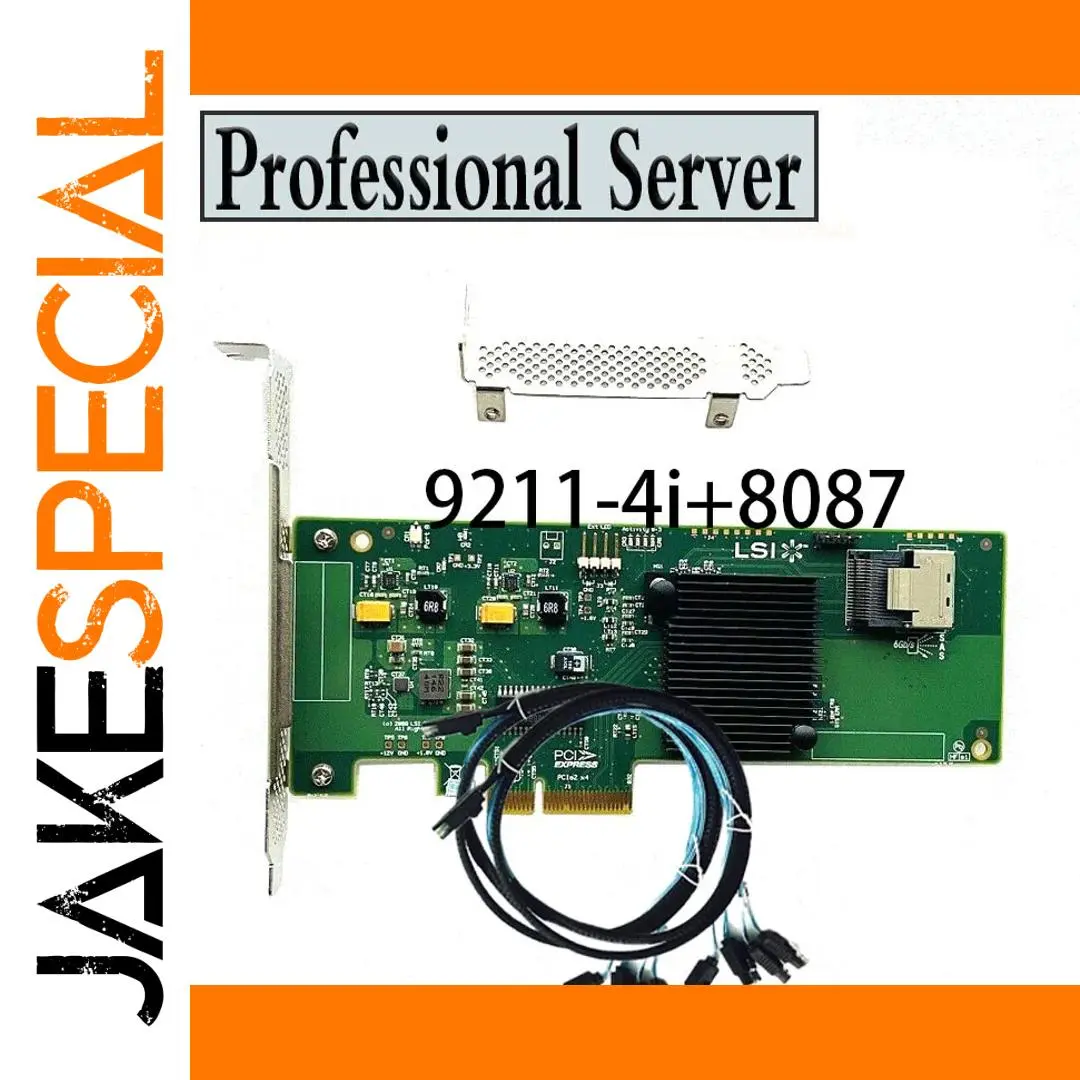 LSI 9211-4i PCIe SAS/SATA Controller Card 1 LSI 9211-4i PCIe SAS/SATA Controller Card