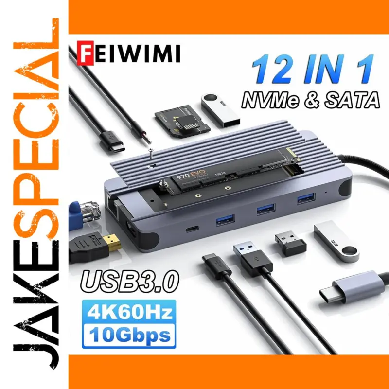The Ultimate 12-in-1 USB-C Hub with SSD Enclosure for Seamless Connectivity 1 017d5809225848a6bad5ff21 product image