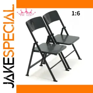 1/6 Scale Miniature Folding Chair for Action Figures