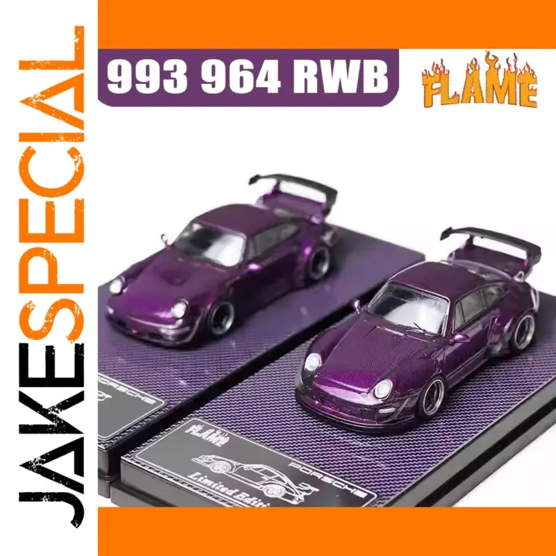 The Ultimate Collectible: Purple Carbon Fiber Porsche 911 RWB Model Car 1 0196983f6dcb4dcbba324d1c product image