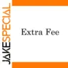 Extra Fee Label with Bold Serif Text