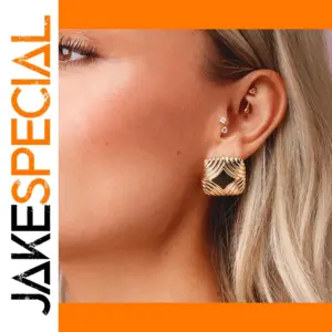 Geometric Stainless Steel Earrings for Women