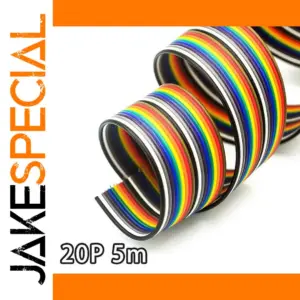 Vibrant Rainbow DuPont Cable Set 5m 10/20 Pin
