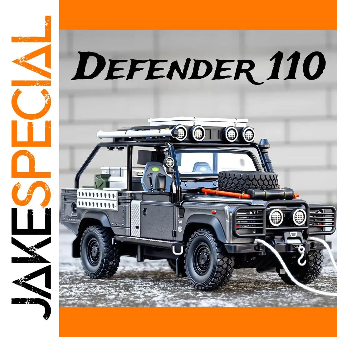Land Rover Defender 110 Scale Model - Diecast Replica 1 Land Rover Defender 110 Scale Model - Diecast Replica