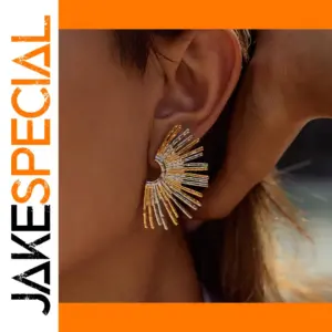 Stainless Steel Sunflower Earrings Model JDEW2308003