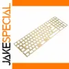 NYM96 Aluminum and Brass Keyboard Plate Set