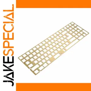 NYM96 Aluminum and Brass Keyboard Plate Set